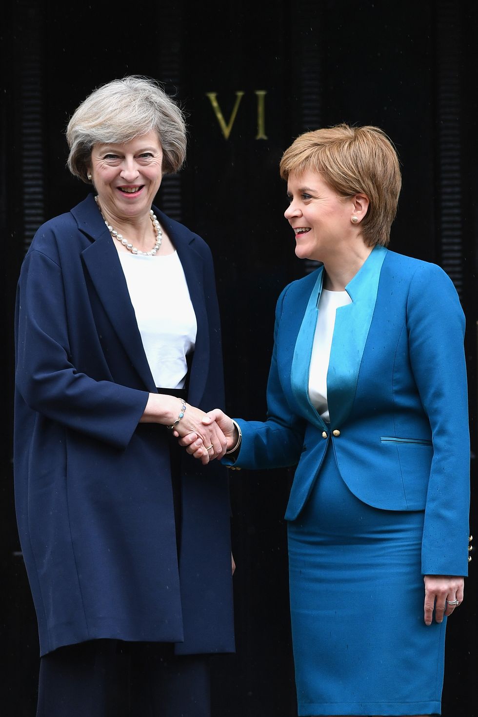 Theresa May and Nicola Sturgeon | ELLE UK