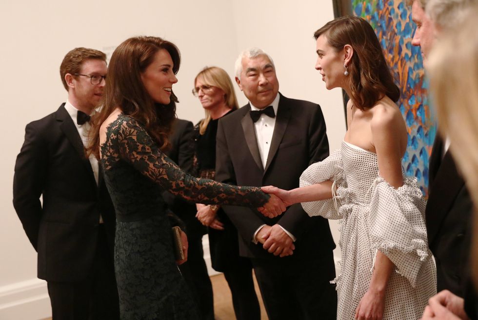 Kate Middleton, Phil Chung & Alexa Chung at the National Portrait Gala
