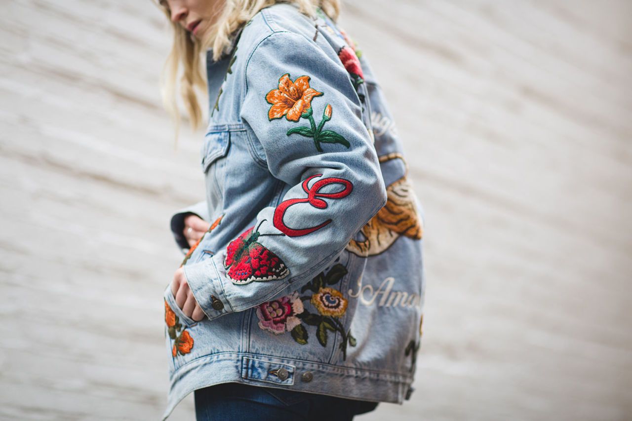 diy gucci denim jacket