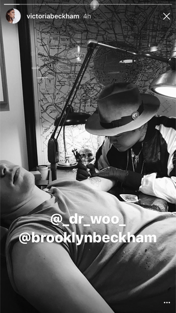 Brooklyn Beckham tattoo | ELLE UK