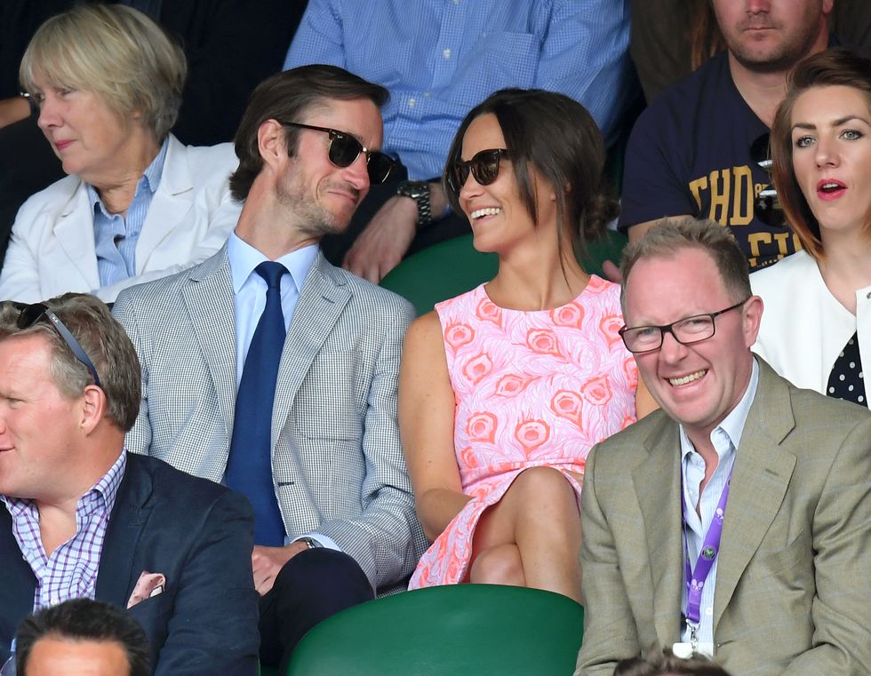 James Matthews and Pippa Middleton at Wimbledon | ELLE UK
