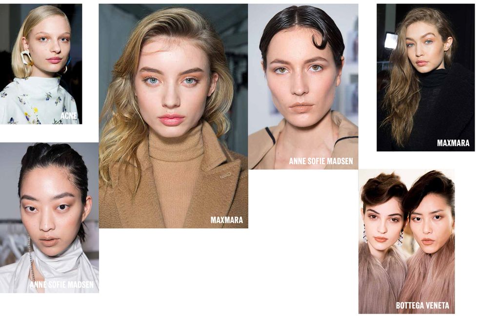 ELLE beauty trends AW17 strong nudes