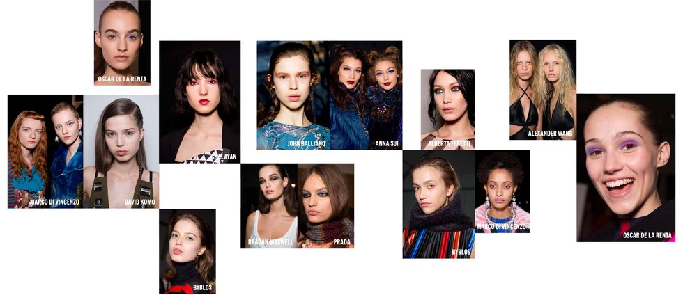 ELLE beauty trends AW17 power pairs