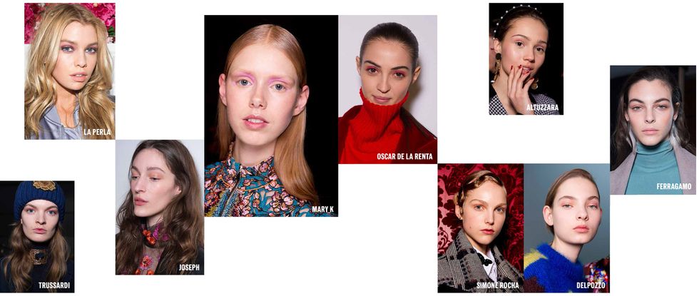 ELLE beauty trends AW17 unapologetically pink