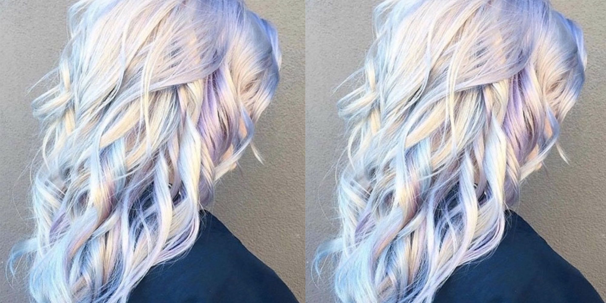 Holographic Hair Trend Why It S The Pastel Rainbow Colour Trend