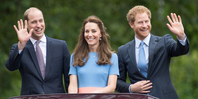 Prince William, Prince Harry and Kate Middleton | ELLE UK