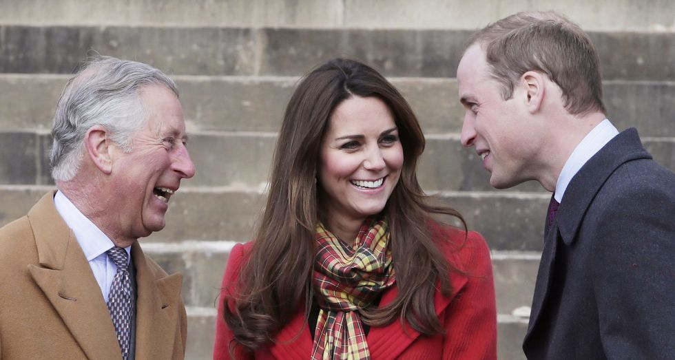 Prince Charles, Prince William and Kate Middleton | ELLE UK