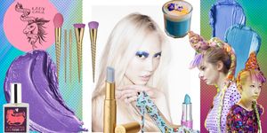 Pink, Purple, Magenta, Eyelash, Violet, Cosmetics, Artificial hair integrations, Perfume, Makeover, Blond, 