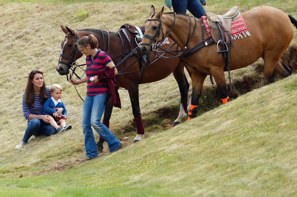 Kate Middleton and Prince George horses | ELLE UK