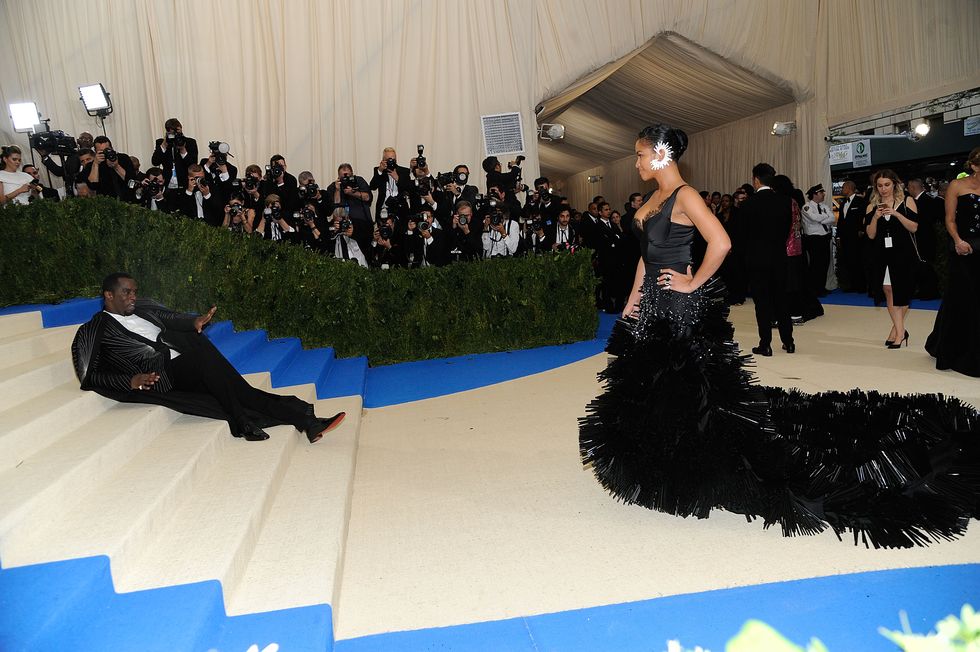 P Diddy and Cassie at Met Gala | ELLE UK