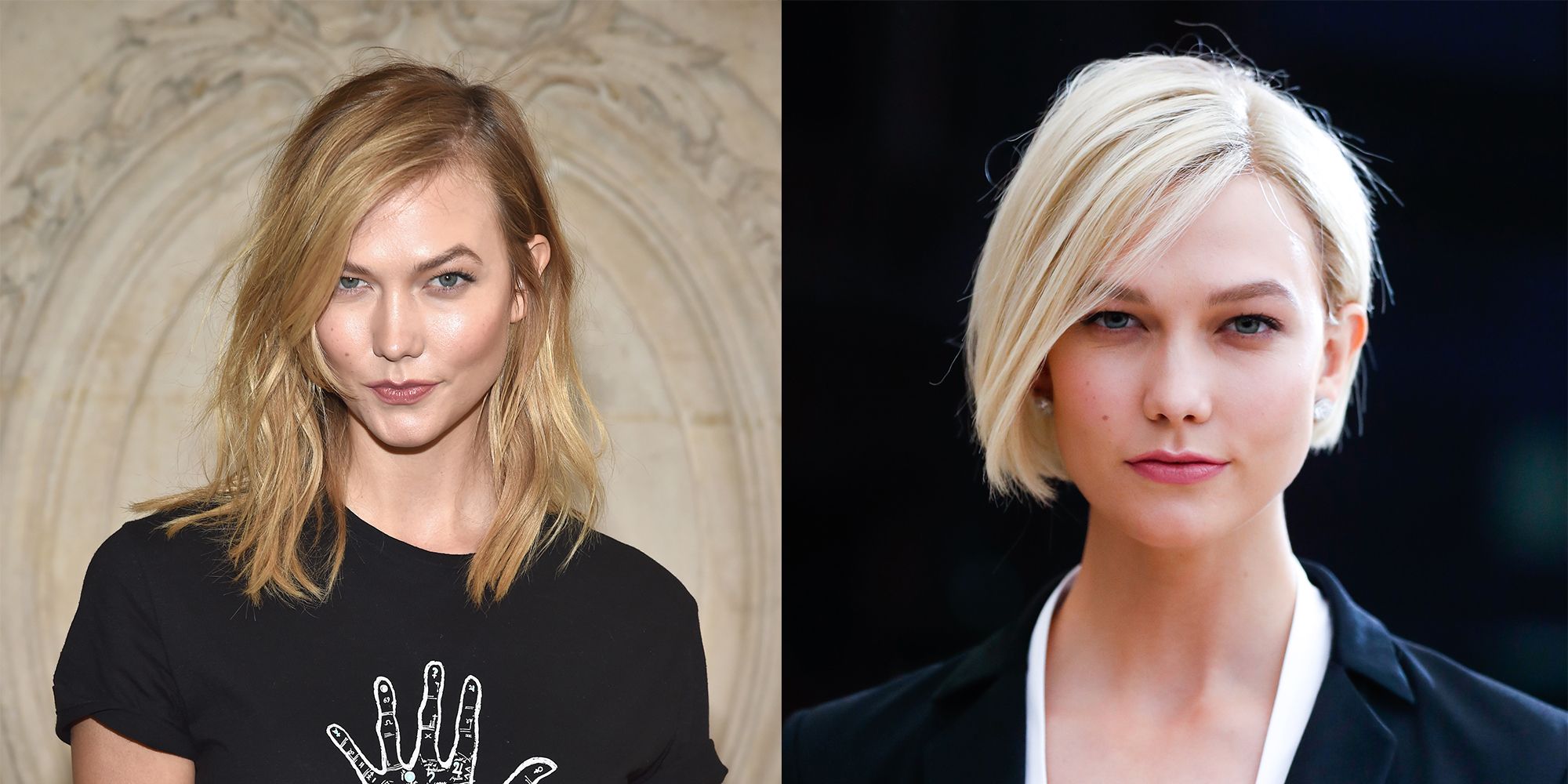 Celebrity Hair Transformations Long Short Brunette