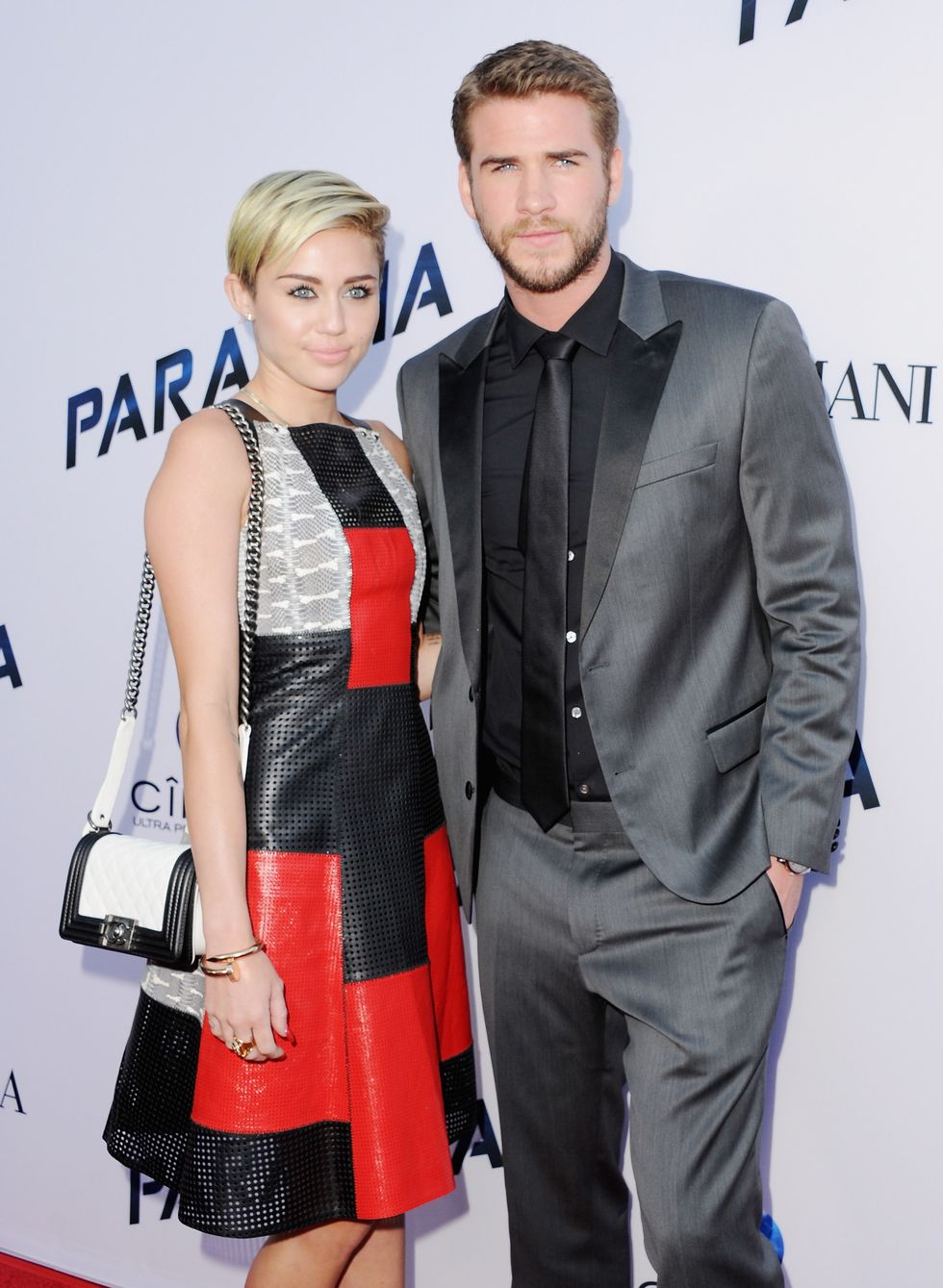 Miley Cyrus and Liam Hemsworth | ELLE UK