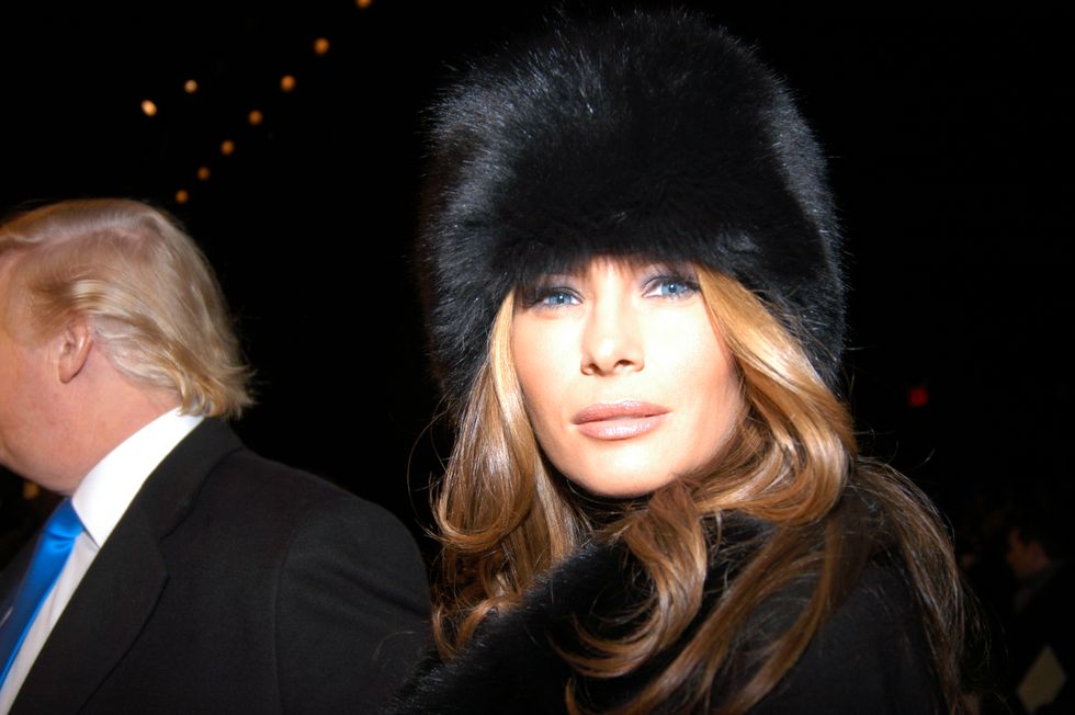 Melania Trump wearing Fur