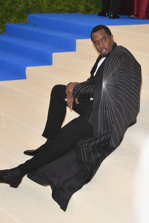 P-Diddy Had A Lie Down On The Met Gala Red Carpet And We Don’t Blame Him