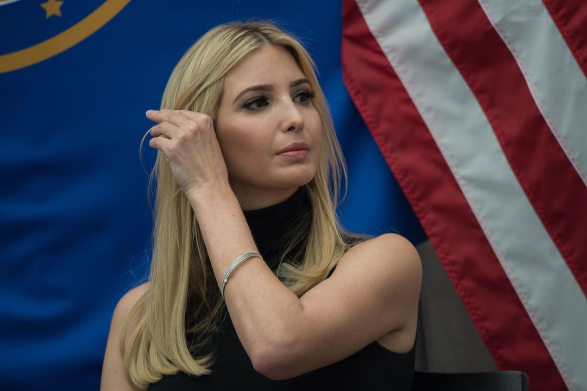 Ivanka Trump, daughter and adviser of US President Donald Trump, speaks at National Small Business Week event in Washington, DC, on May 1, 2017.