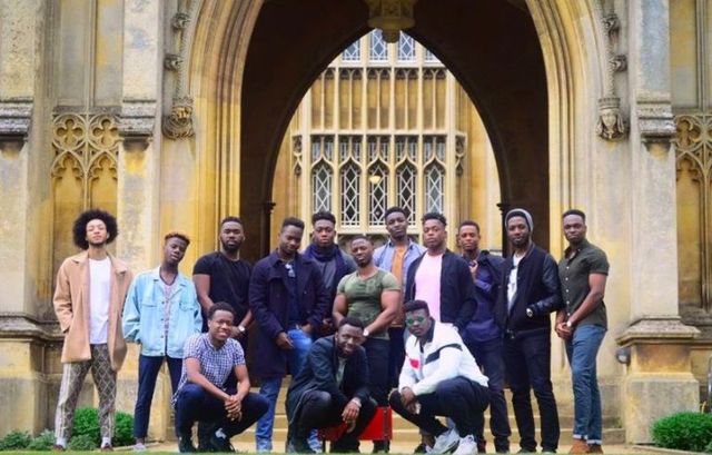 14 Cambridge students pose for photo to share important message, inspire young black men to apply for top universities