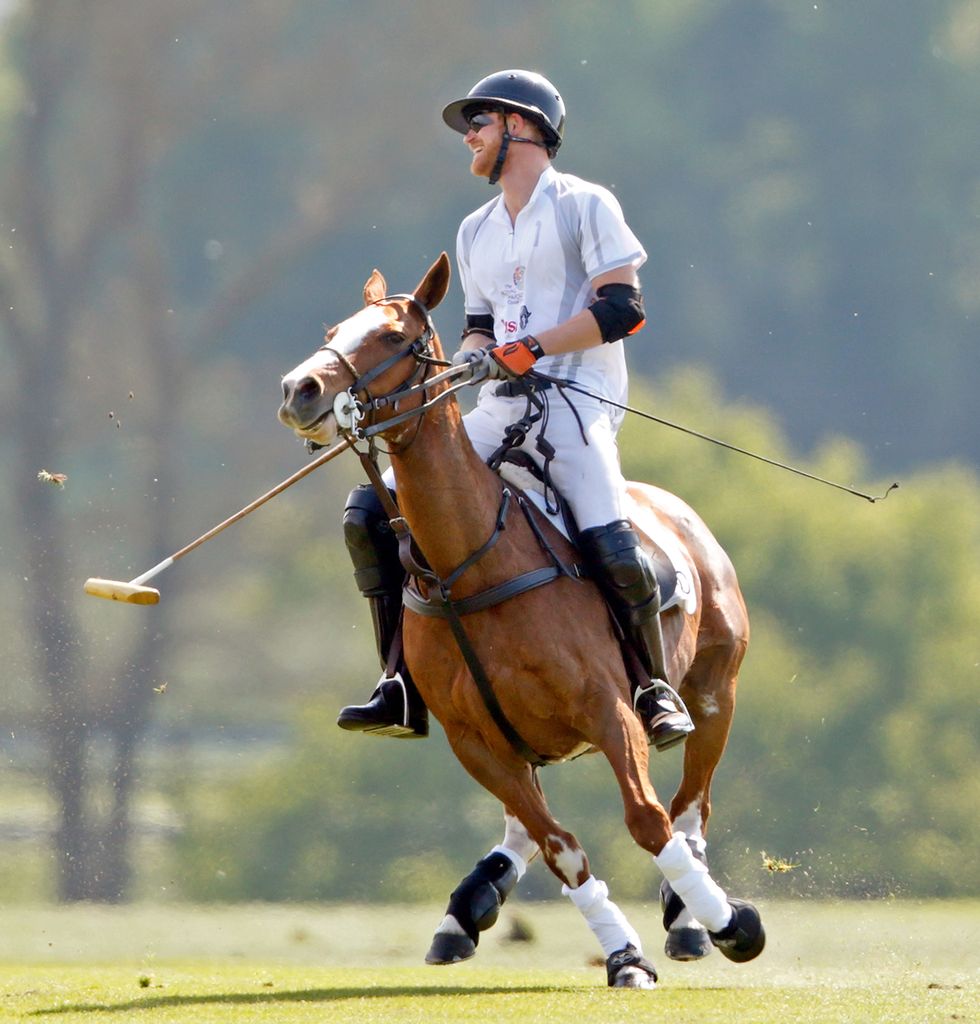 Prince Harry at polo | ELLE UK