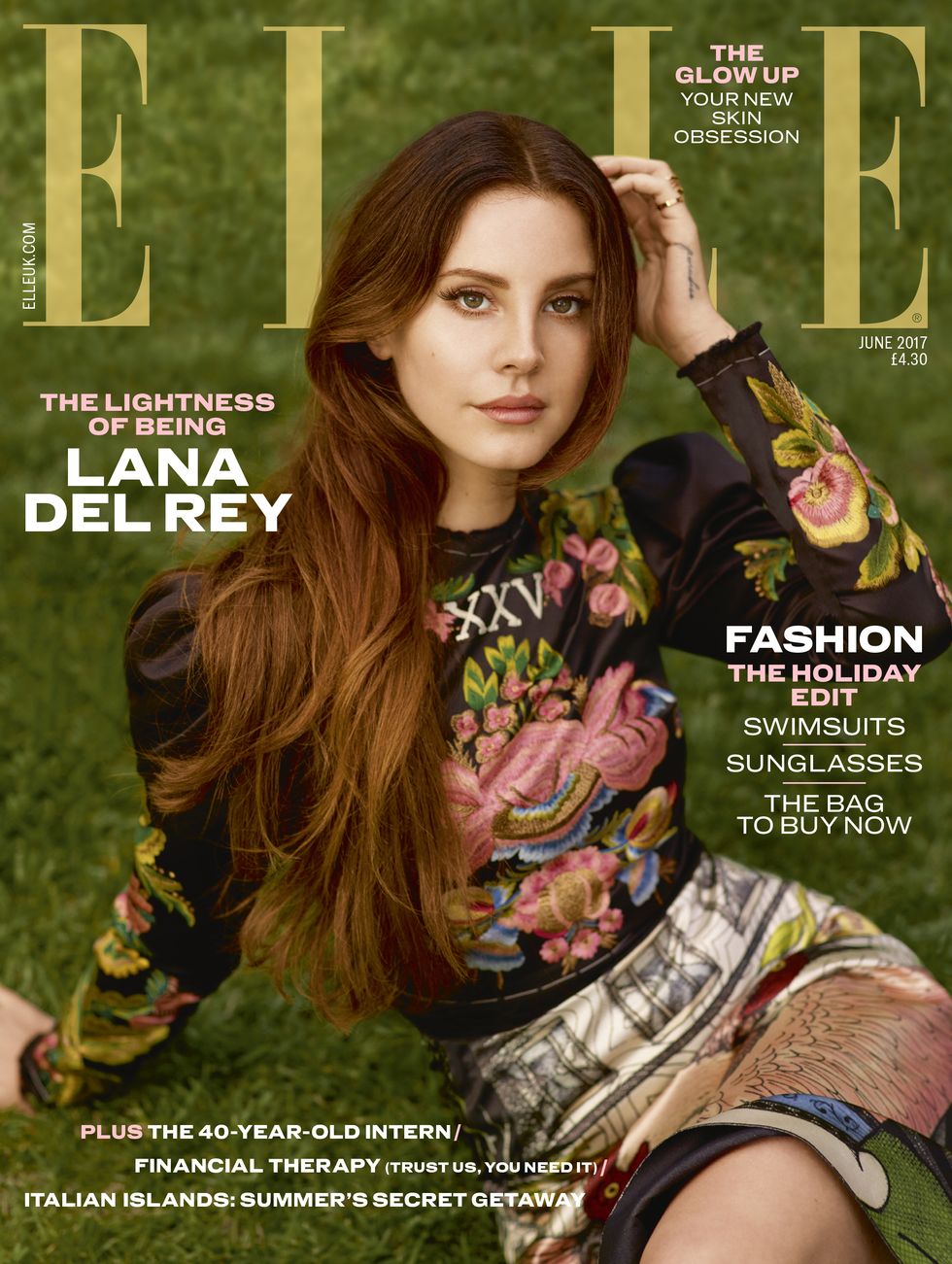 Lana Del Rey main cover ELLE UK June 2017