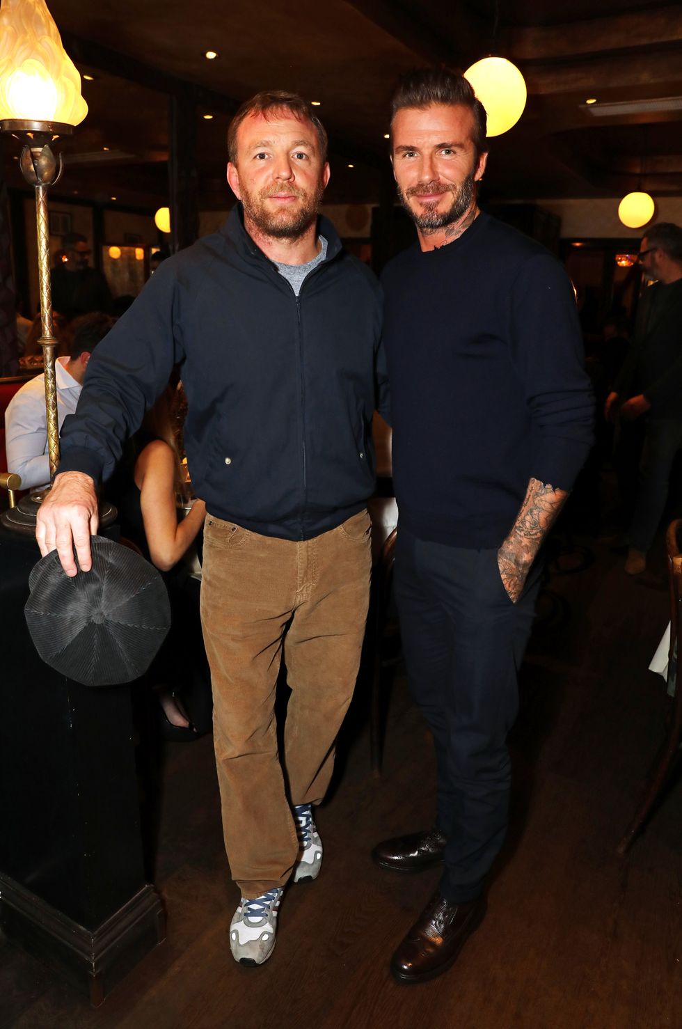 Guy Ritchie and David Beckham in November 2016
