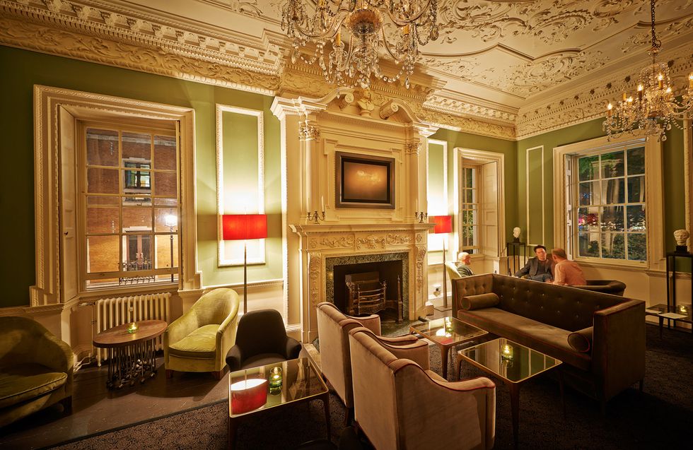 House of St Barnabus private members club drawing room