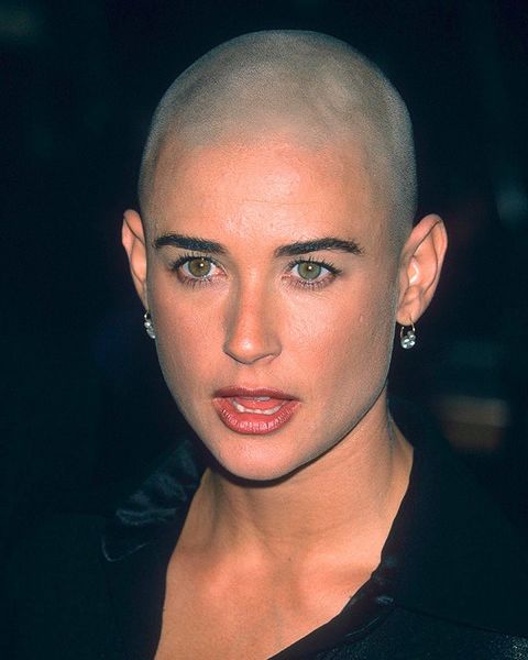 Female Celebrities With A Shaved Head The Best Ever Buzz Cut Moments