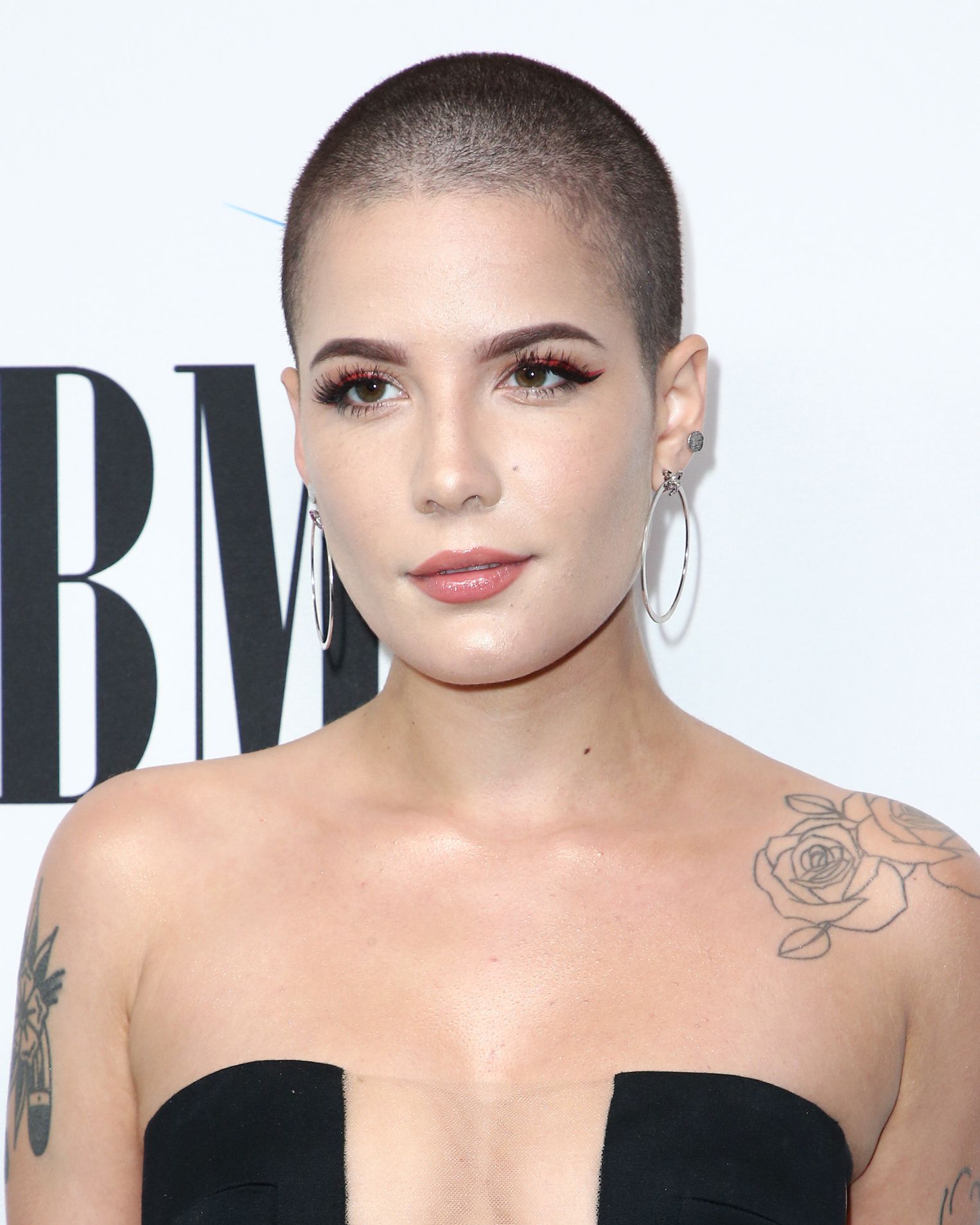 female celebrities with a shaved head - the best ever buzz.