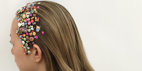 3D Sticker Hair Trend - The 90s Festival Hair Trend We're Weirdly Into