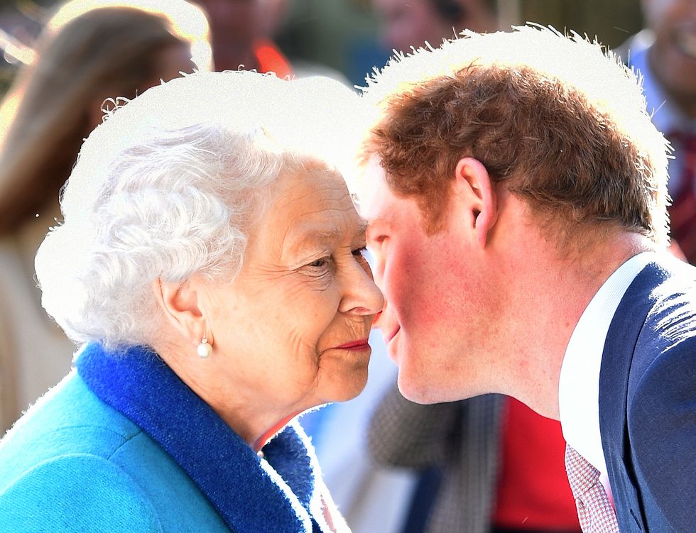 Queen and Prince Harry | ELLE UK