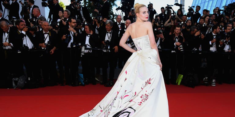 Cannes 2017 Dresses Best Dressed Celebrities At Film Elle Fanning Cannes 2017