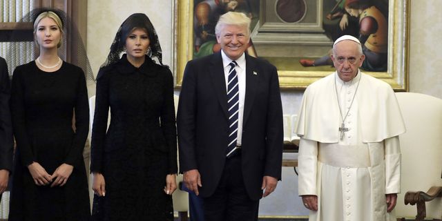 Trump meets Pope | ELLE UK