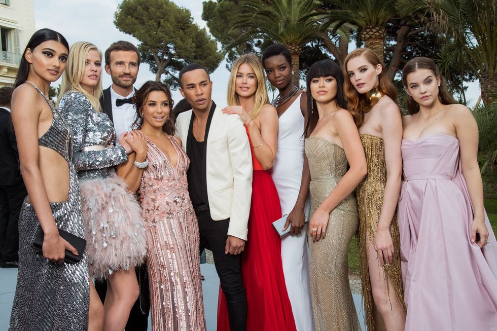 L'Oreal Models At Cannes