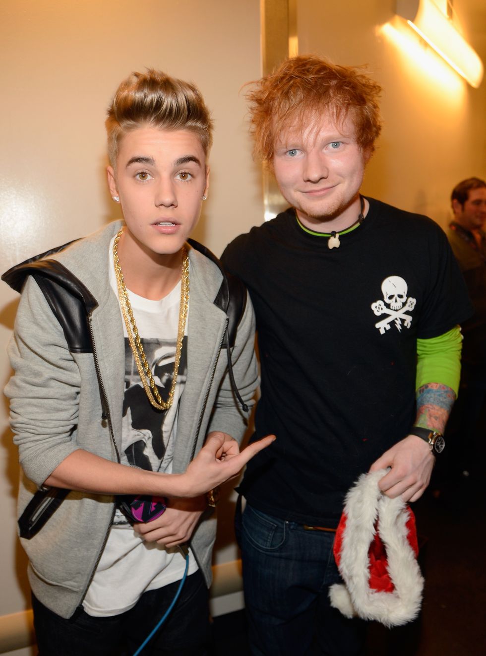 Justin Bieber and Ed Sheeran | ELLE UK