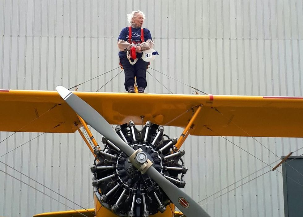 Betty Bromage has become Britain's oldest female wing walker | ELLE UK