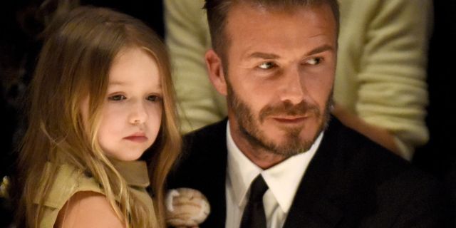 David Beckham and Harper Beckham | ELLE UK