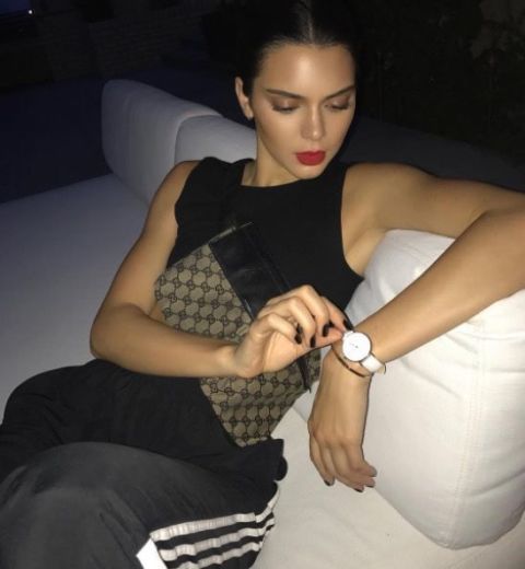 Did Kendall Jenner wear a fake Louis Vuitton bumbag to get the