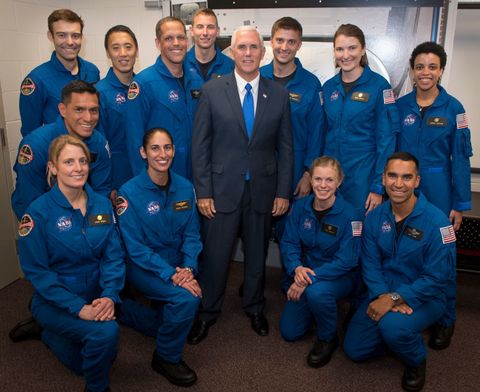 U.S. Vice President Mike Pence Introduces 2017 Astronaut Class | ELLE UK