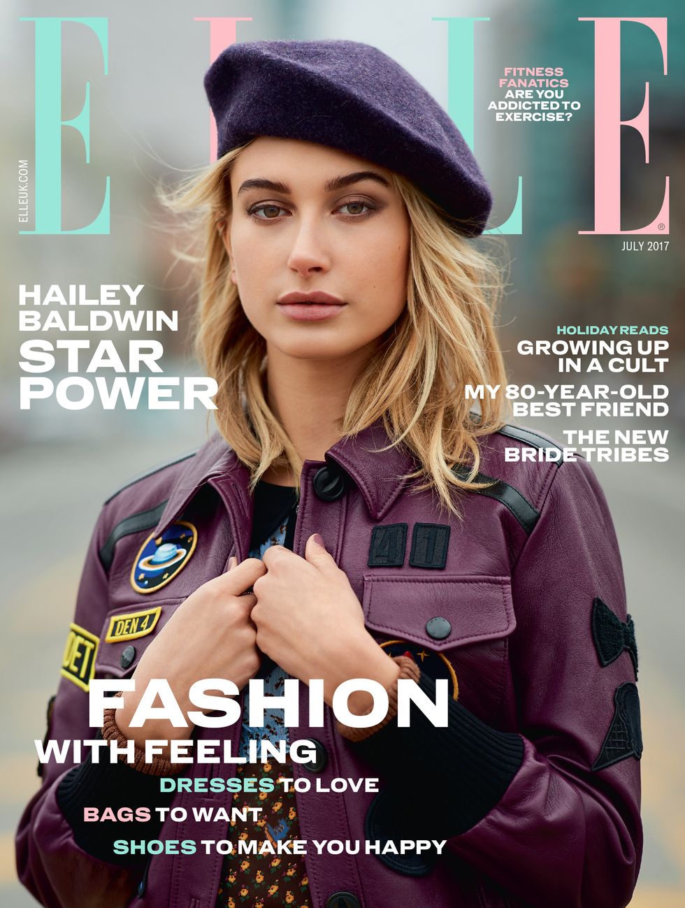 Hailey Baldwin is ELLE's July 2017 cover star