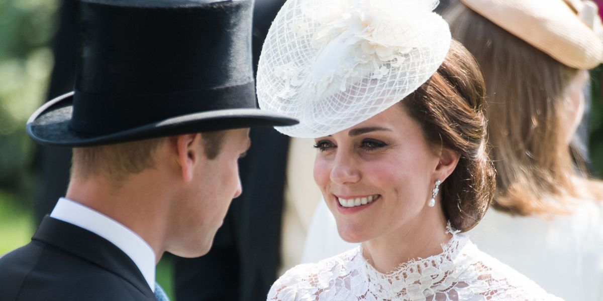 Kate Middleton Channels Audrey Hepburn’s ‘My Fair Lady’ In White Lace ...