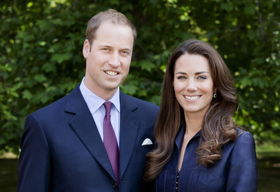 Prince William Kate Middleton Duchess of Cambridge engagement photo