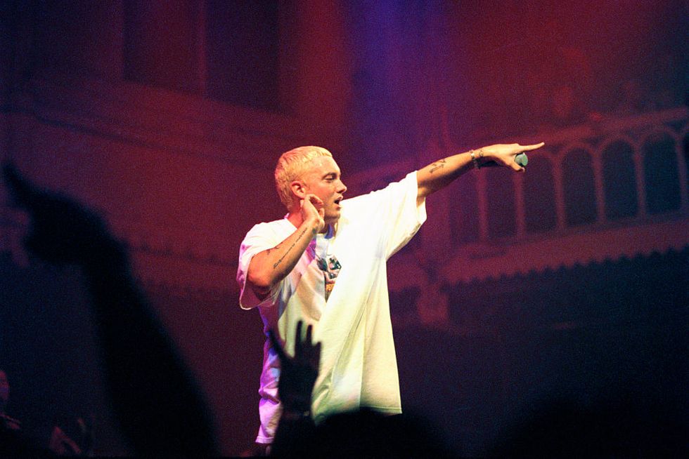Rapper Eminem performs at the Paradiso in Amsterdam, Netherlands | ELLE UK