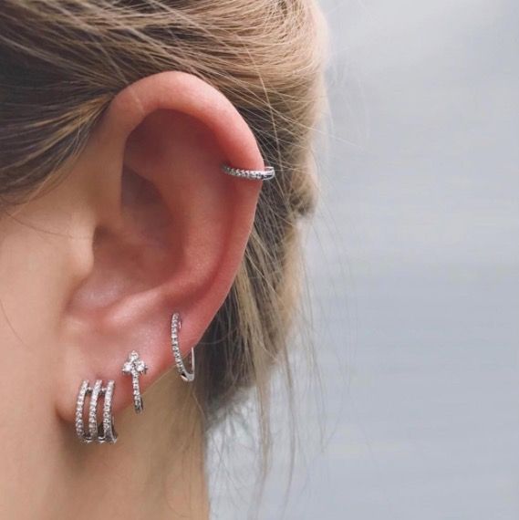 multiple ear studs