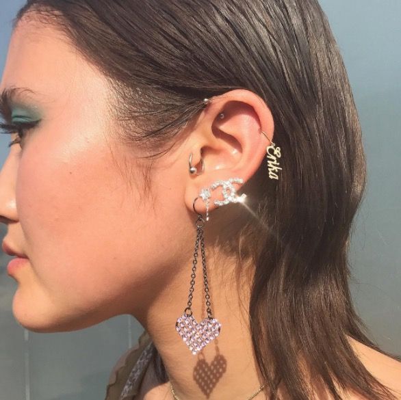 40 Pairs Fashions Earrings Assorted Multiple Stud Earrings Women Earring  Multiple Piercings Statement Earrings Friendship Jewel - AliExpress