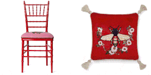 Chair, Furniture, Red, Reindeer, Deer, Fictional character, 