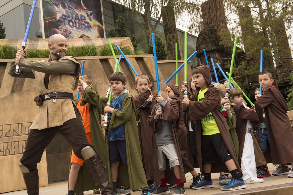 Jedi training at Walt Disney World
