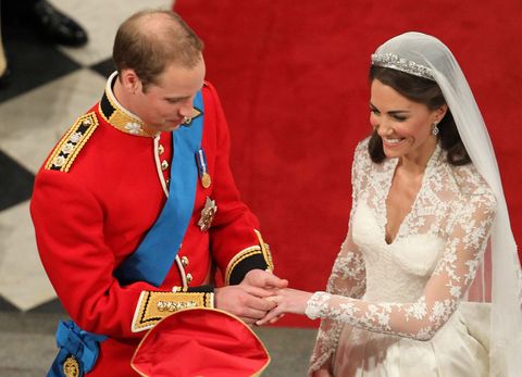 <p>Perhaps the most significant gift from her husband, Kate's wedding band is made of Welsh gold that belongs to the royal family. As in, the royal family casually has&nbsp;a stockpile of gold. Shrug! Per a royal&nbsp;<a href="http://www.bbc.com/news/uk-wales-south-west-wales-13196514" target="_blank" data-saferedirecturl="https://www.google.com/url?hl=en&amp;q=http://www.bbc.com/news/uk-wales-south-west-wales-13196514&amp;source=gmail&amp;ust=1499790911007000&amp;usg=AFQjCNGNig2yj97xYvkR0sJQfC82TYcdbw">spokesman</a>: "The wedding ring that Catherine Middleton will wear will be made of Welsh gold. The gold was given to Prince William by The Queen shortly after the couple were engaged. It has been in the family's possession for some years and has been in the care of the royal jewelers. There are no further details on which mine the gold was mined from." Mine receipts or it didn't happen, tbh.&nbsp;</p>