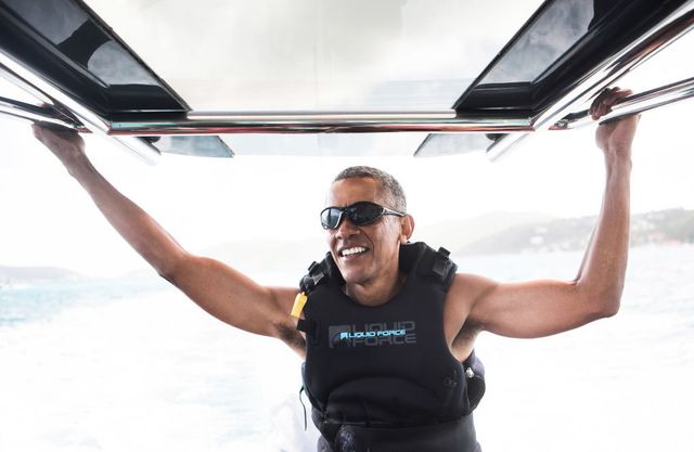 Obama at Necker Island