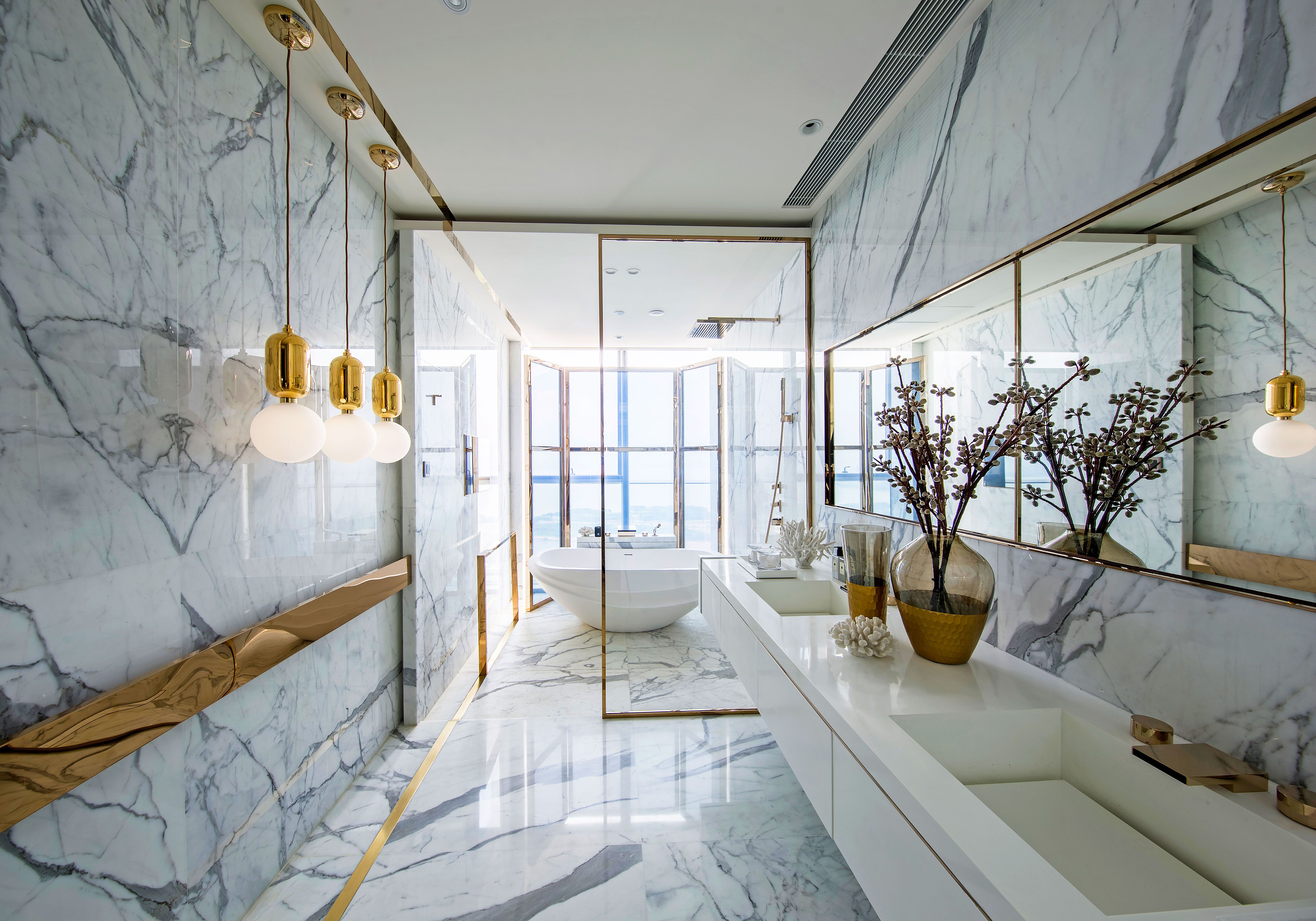 modern hotel bathroom