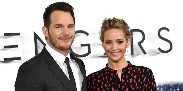 Chris Pratt and Jennifer Lawrence | ELLE UK