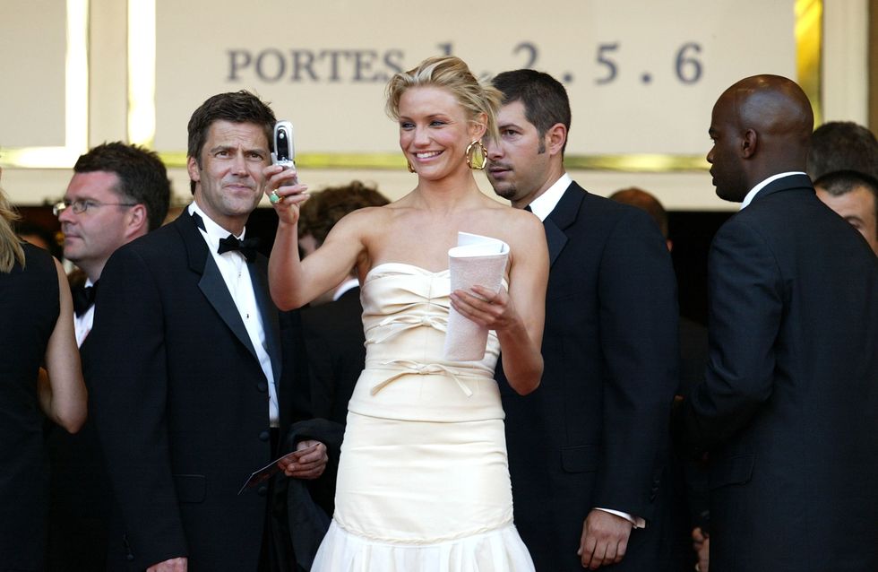Actress Cameron Diaz attends the 'Shrek 2' premiere at the Le Palais de Festival during the 57th Cannes International Film Festival May 15, 2004 in Cannes France.