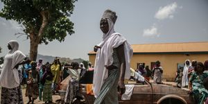 Women in the Nigerian city of Maiduguri | ELLE UK